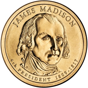 2007 1-dollar - S - James Madison reverse